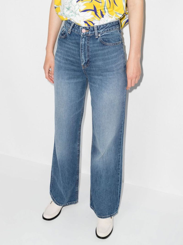 Blue Magny Wide-leg Jeans