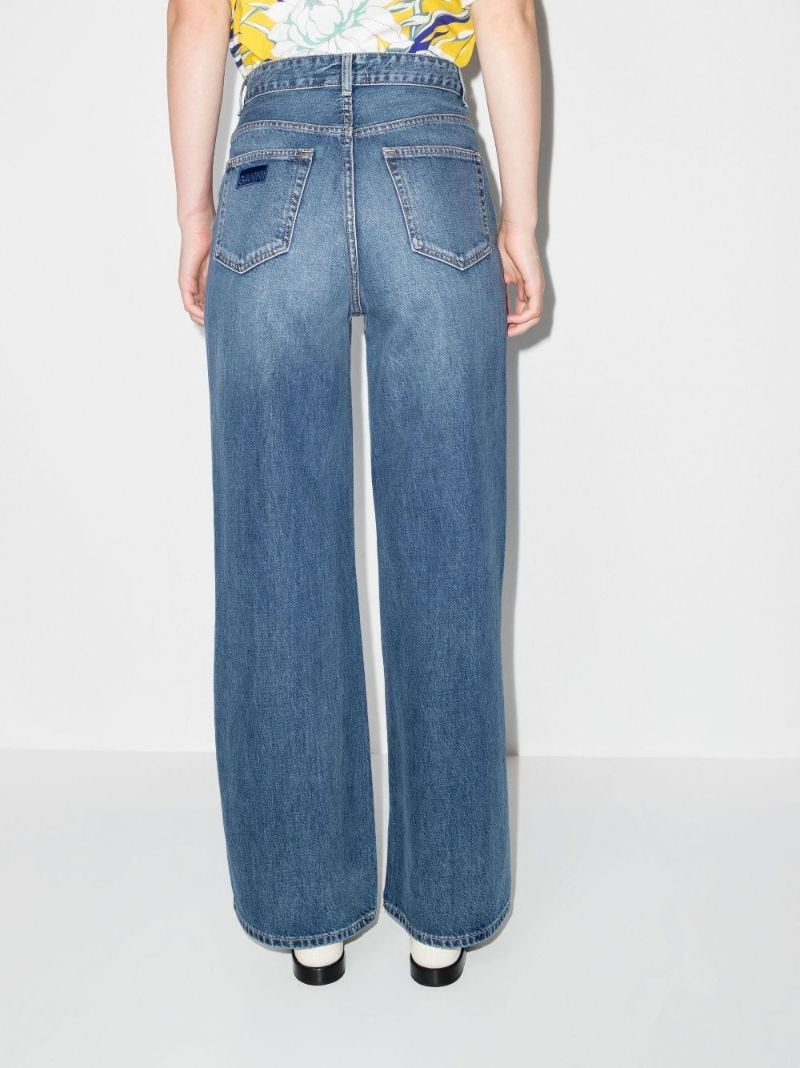 Blue Magny Wide-leg Jeans
