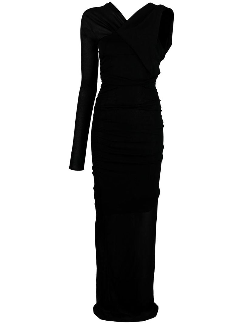 Black One-shoulder Gown