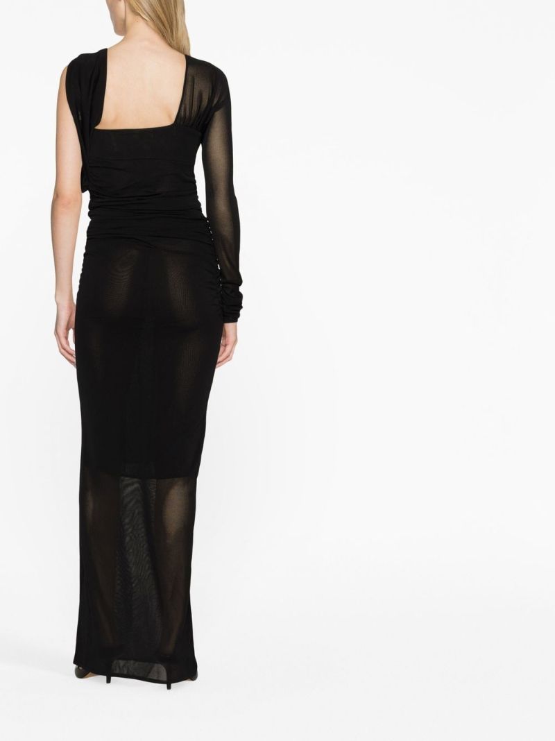 Black One-shoulder Gown