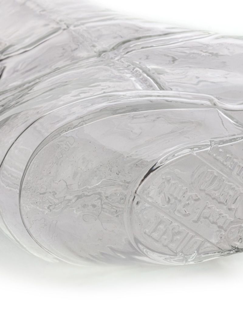Clear Crystal Cowboy Boot Vase
