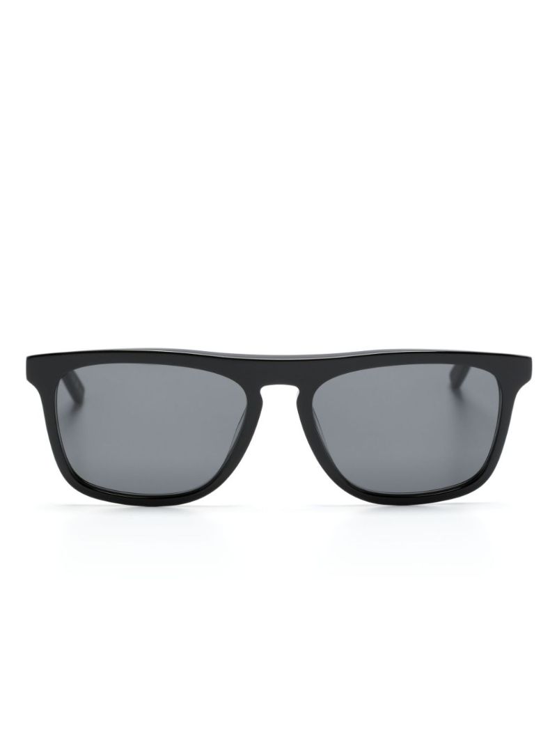 Brown Rectangle Sunglasses