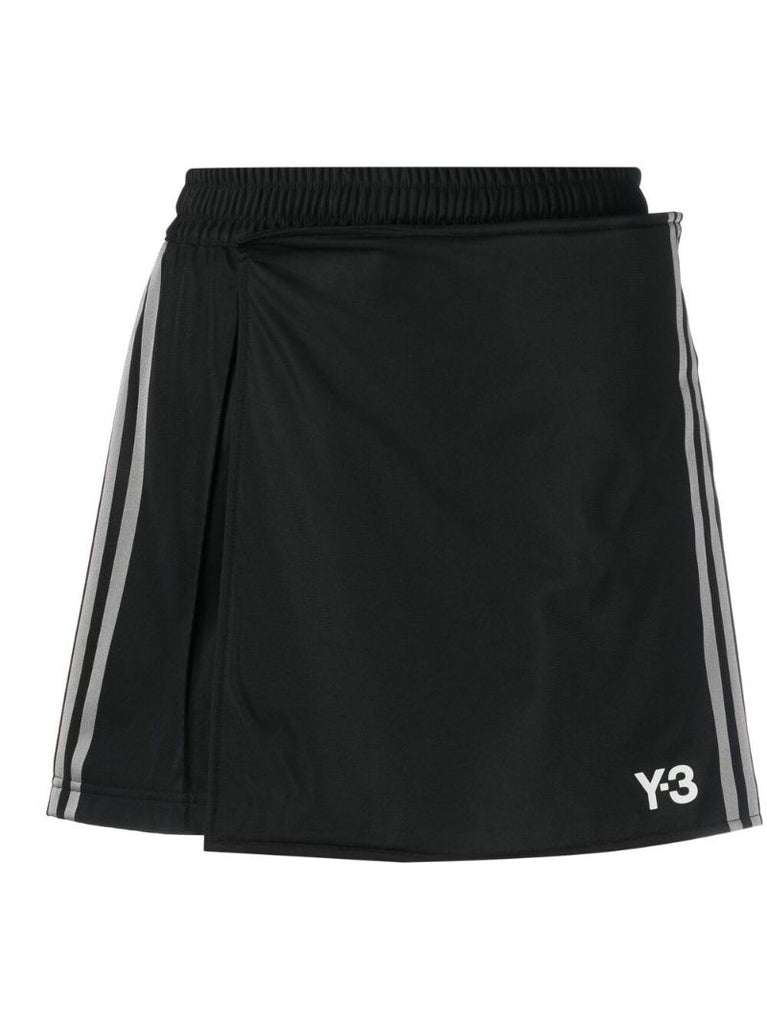 Black Logo-print Cotton Skorts