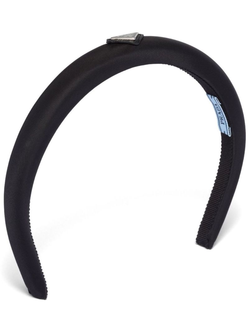 Black Re-nylon Logo Headband