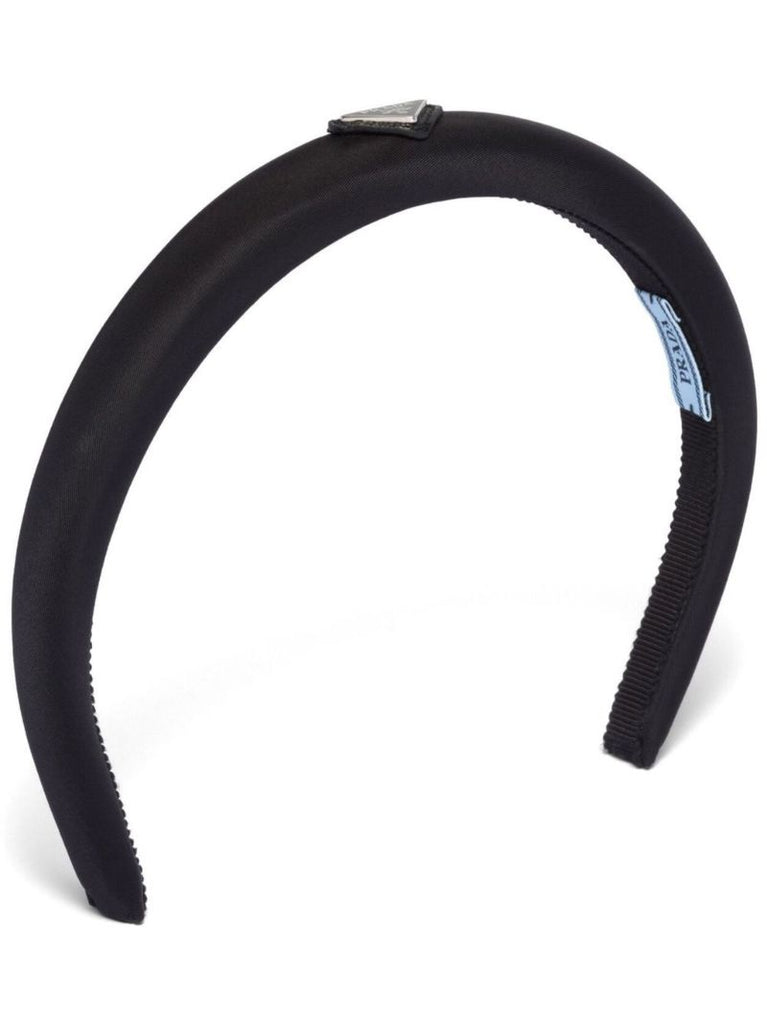 Black Re-nylon Logo Headband