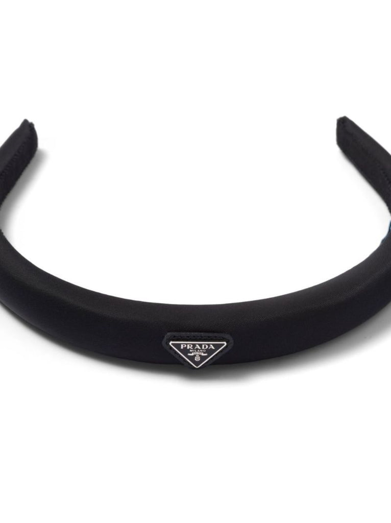 Black Re-nylon Logo Headband