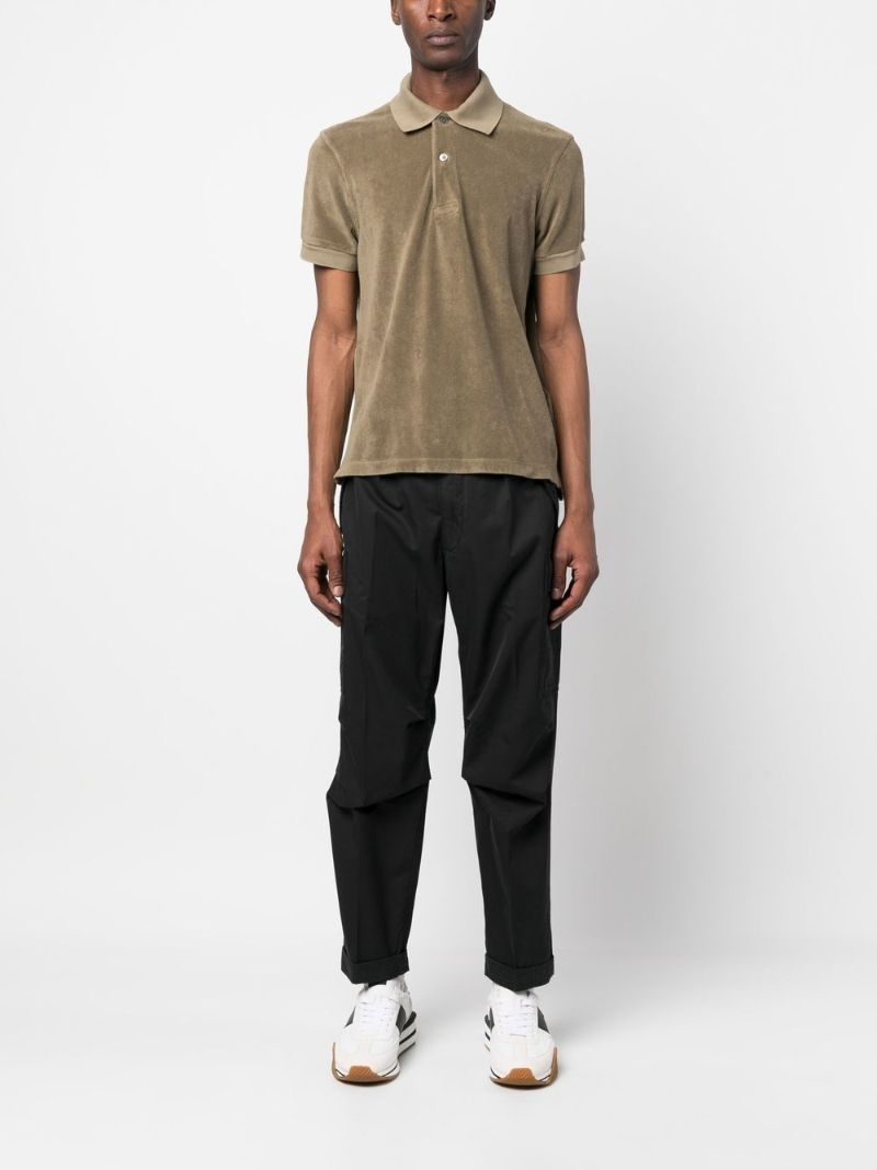 Green Terry Polo Shirt