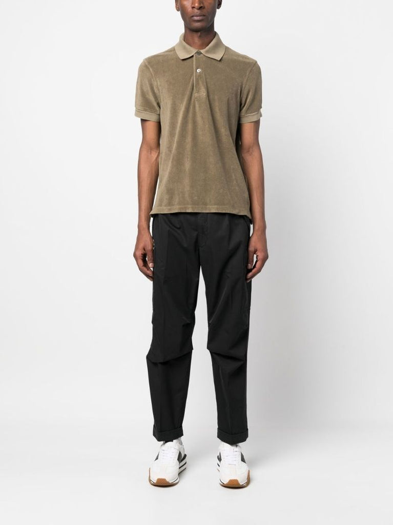 Green Terry Polo Shirt
