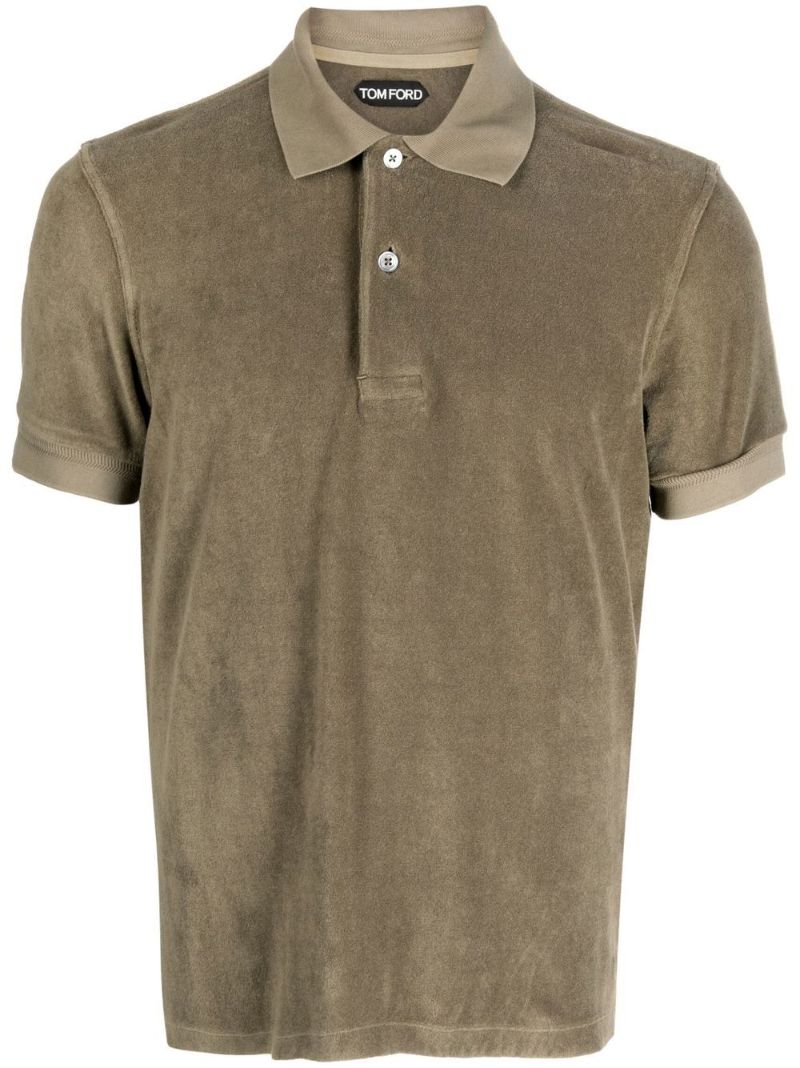 Green Terry Polo Shirt