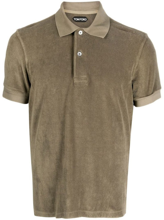 Green Terry Polo Shirt