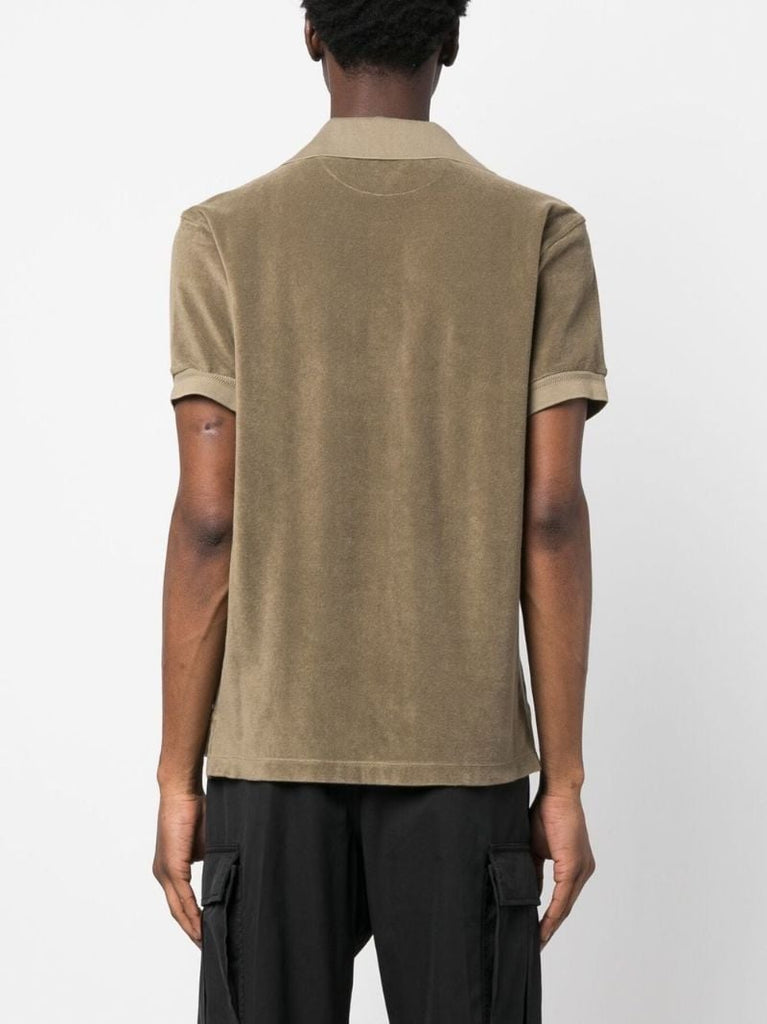 Green Terry Polo Shirt