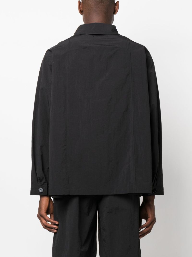 Black Kabo Shirt Jacket