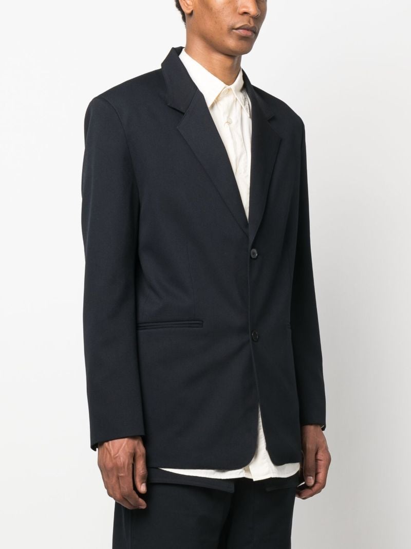 Blue Grant Single-breasted Blazer