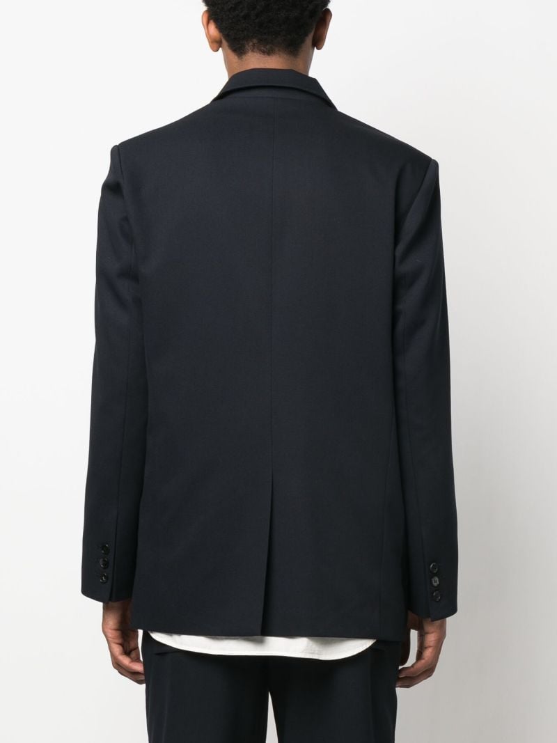 Blue Grant Single-breasted Blazer