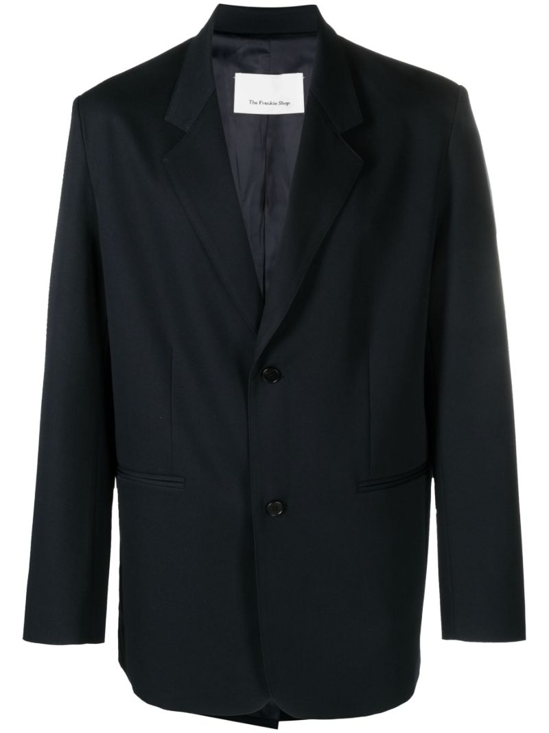 Blue Grant Single-breasted Blazer