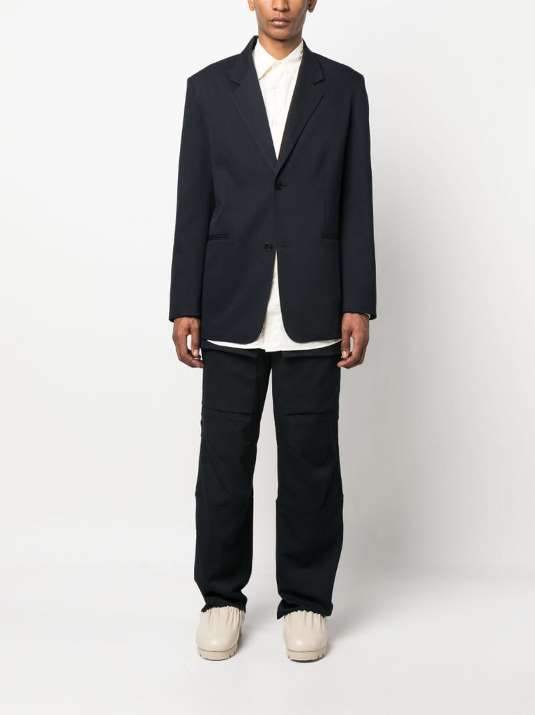 Blue Grant Single-breasted Blazer