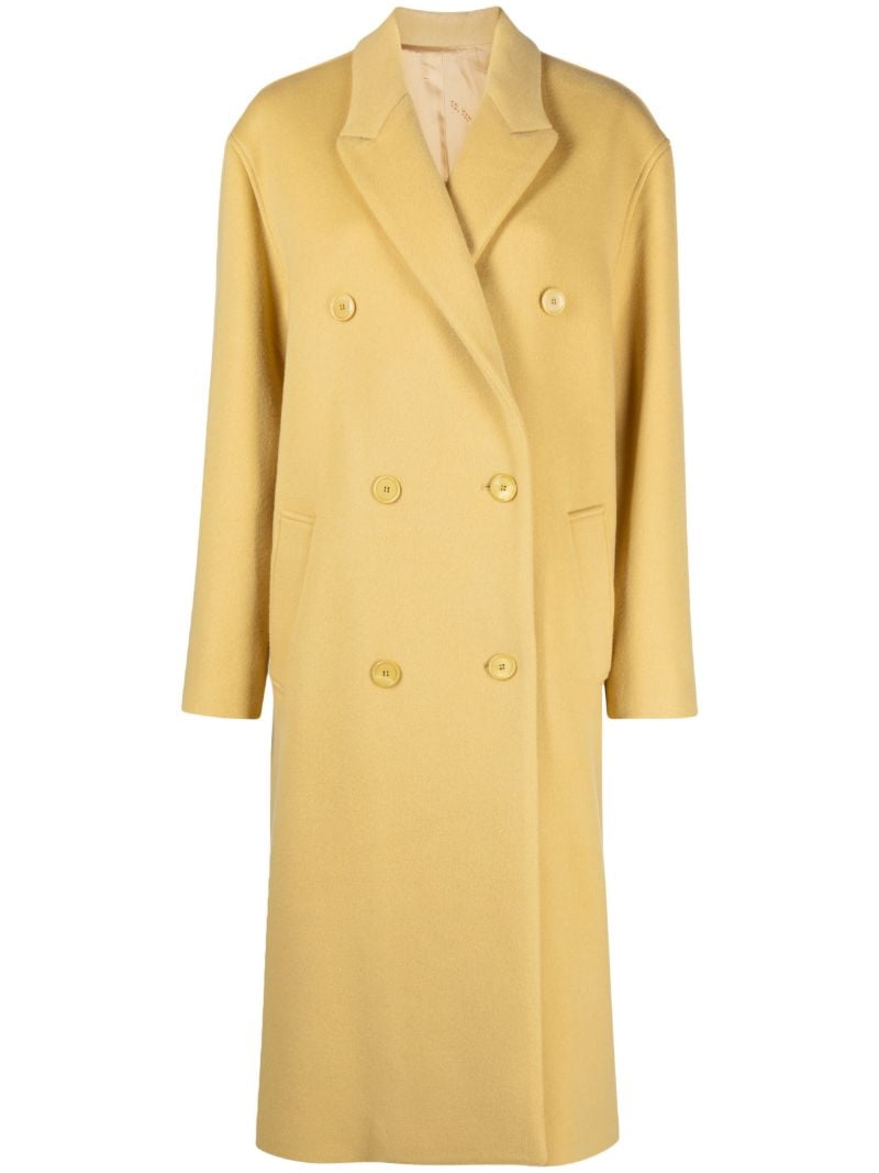 Yellow Theodore Double-breasted Coat