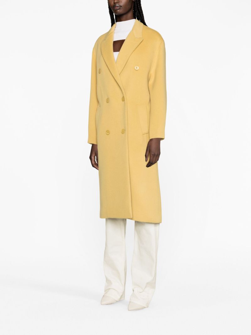 Yellow Theodore Double-breasted Coat
