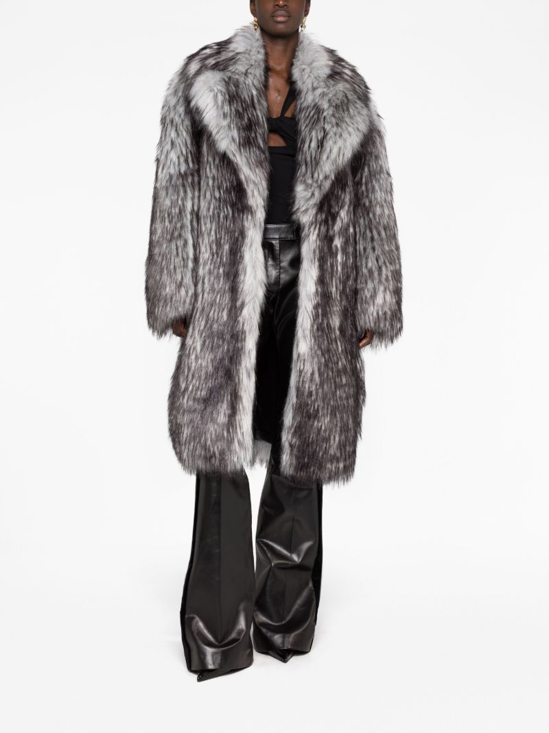 Grey Faux Fur Jacket
