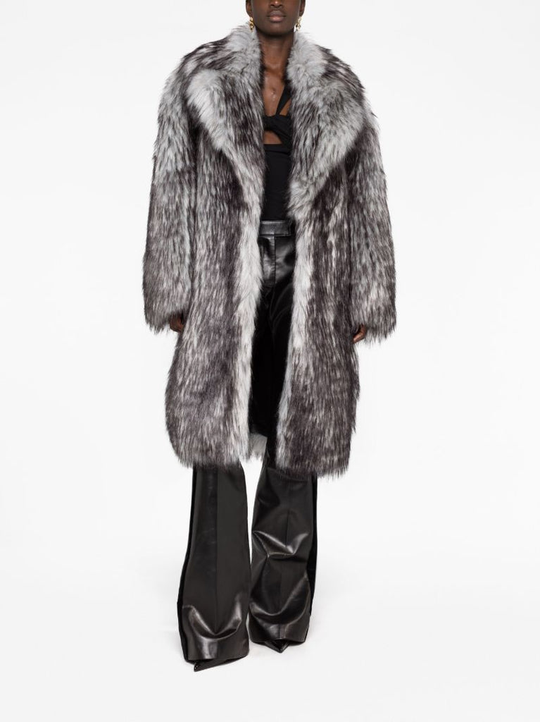 Grey Faux Fur Jacket