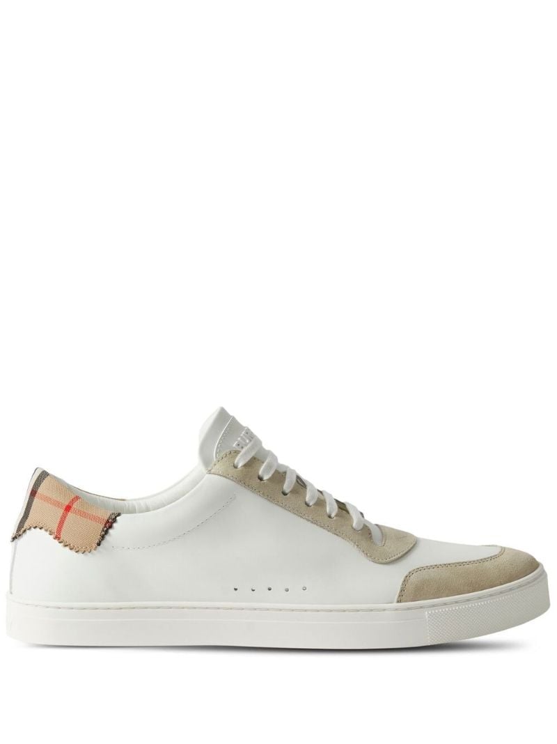 White House Check Low-top Sneakers