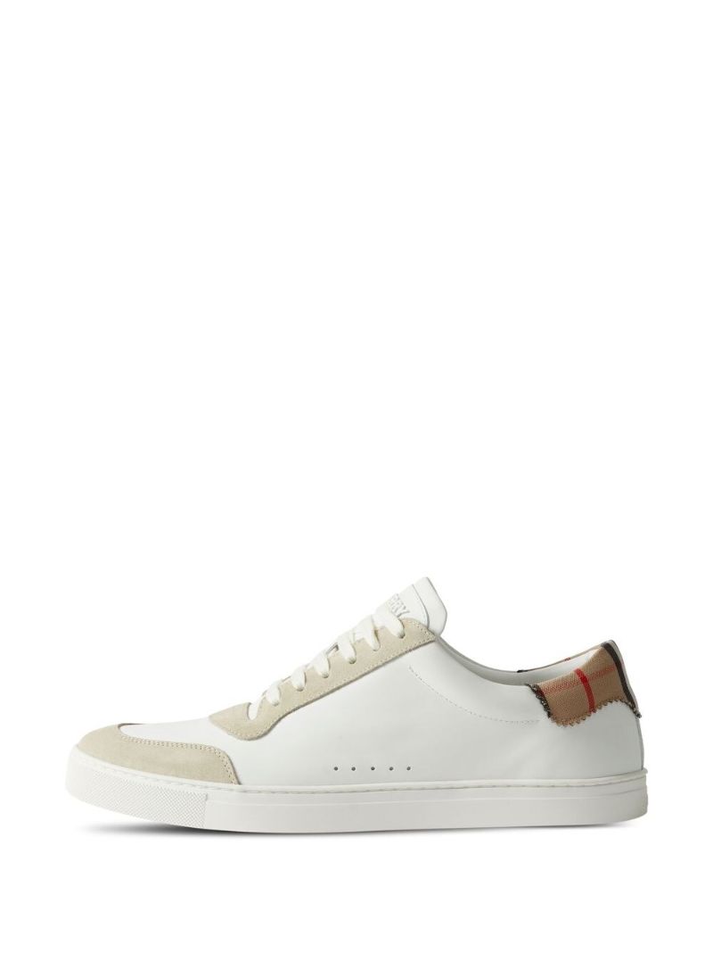 White House Check Low-top Sneakers