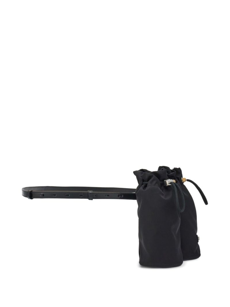 Black Double Belt Bag