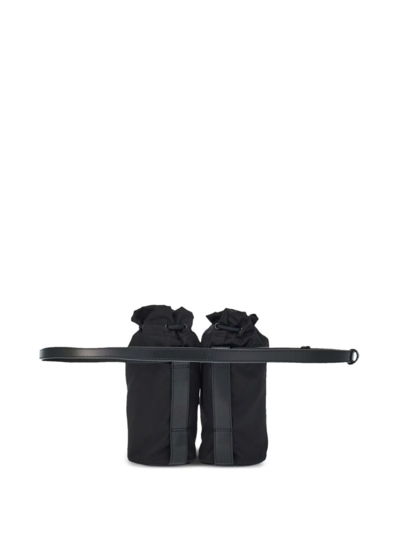 Black Double Belt Bag