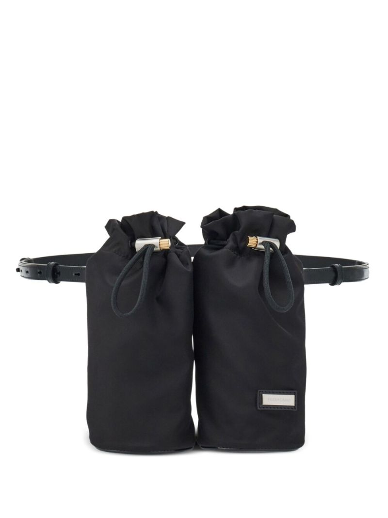 Black Double Belt Bag