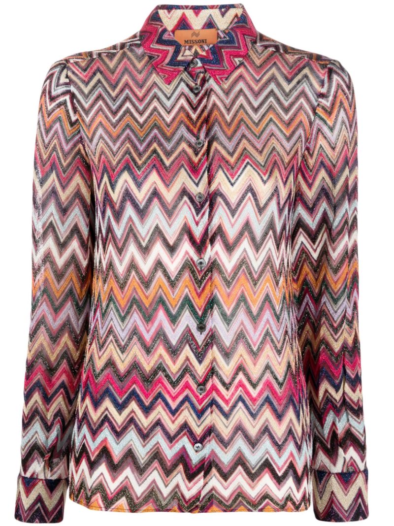 Pink Zigzag Shirt