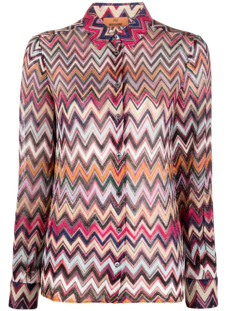Pink Zigzag Shirt