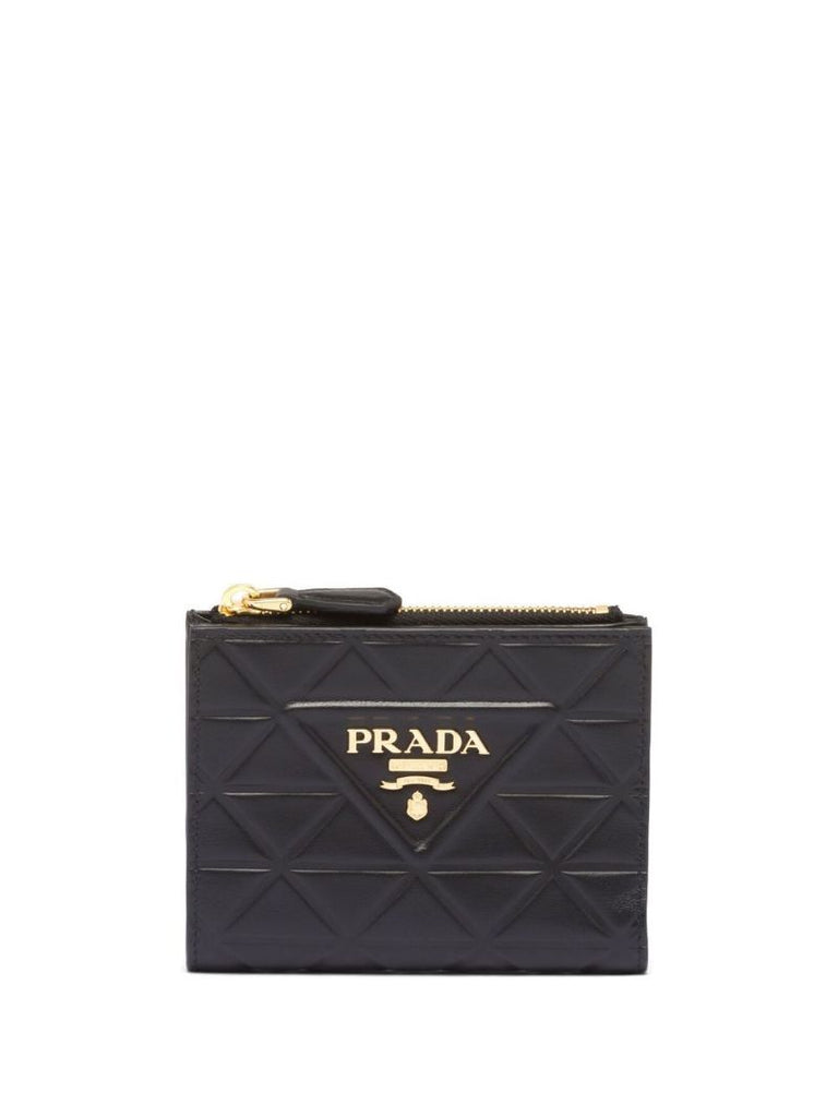 Black Triangle Logo Purse