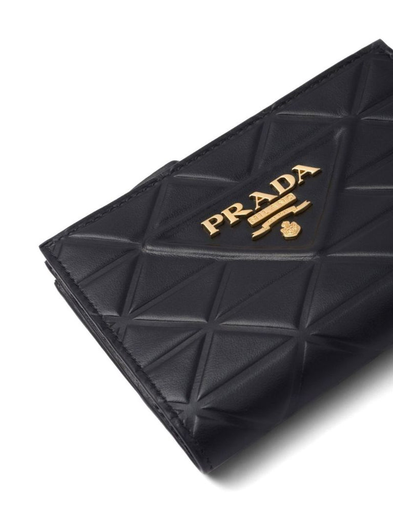 Black Triangle Logo Purse