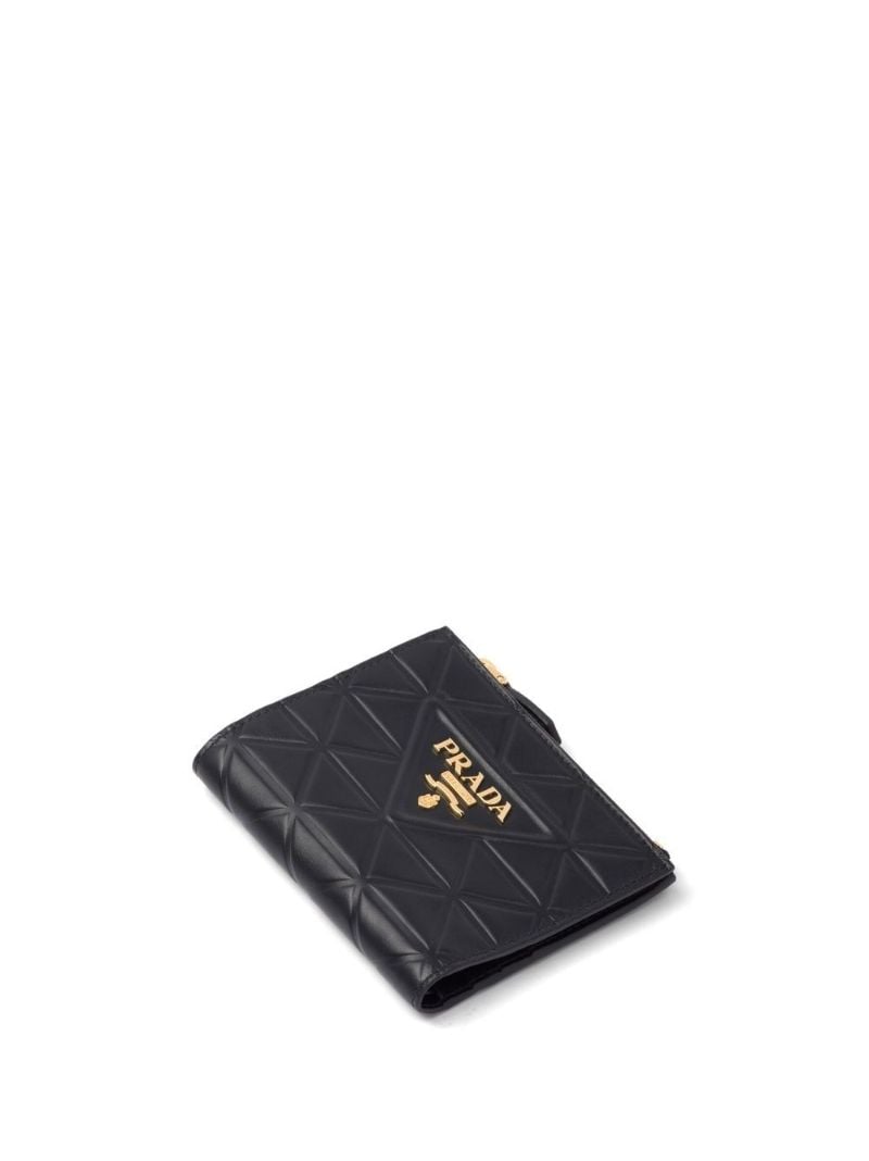 Black Triangle Logo Purse
