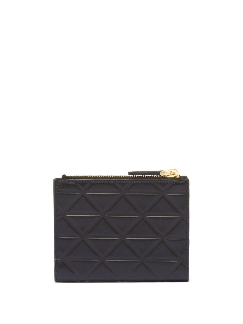 Black Triangle Logo Purse