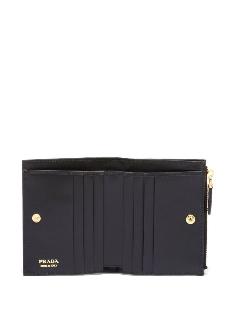 Black Triangle Logo Purse