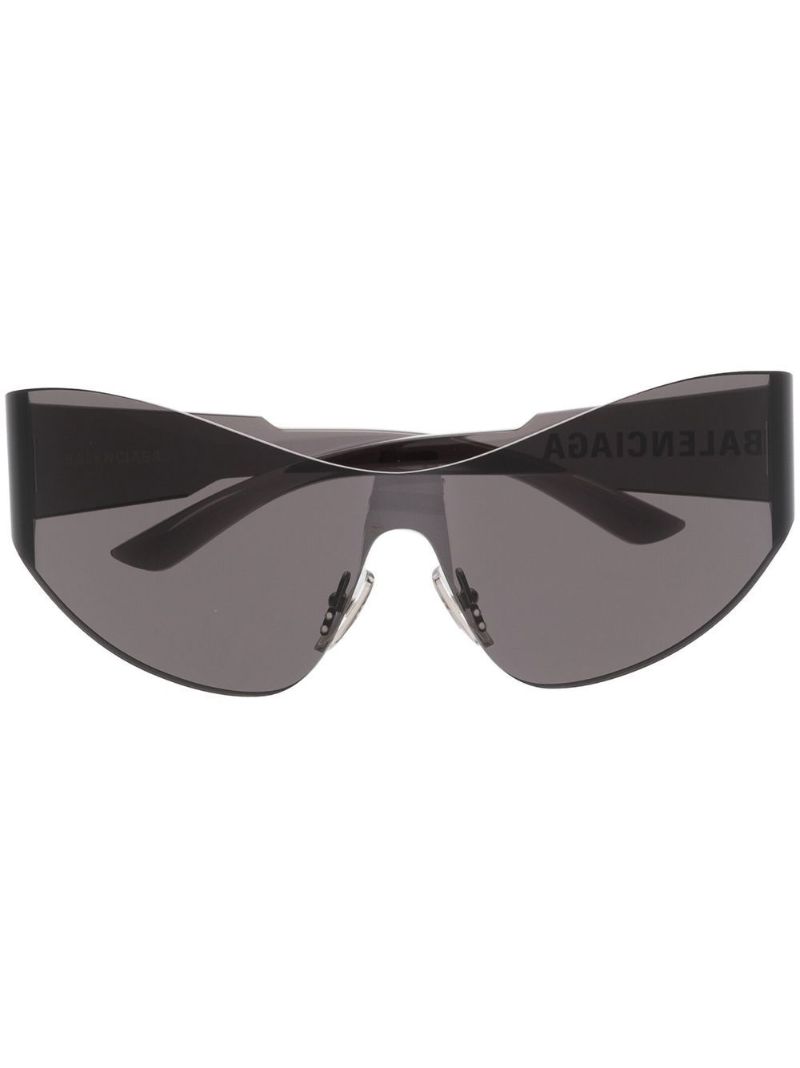 Black Mono Cat 2.0 Sunglasses