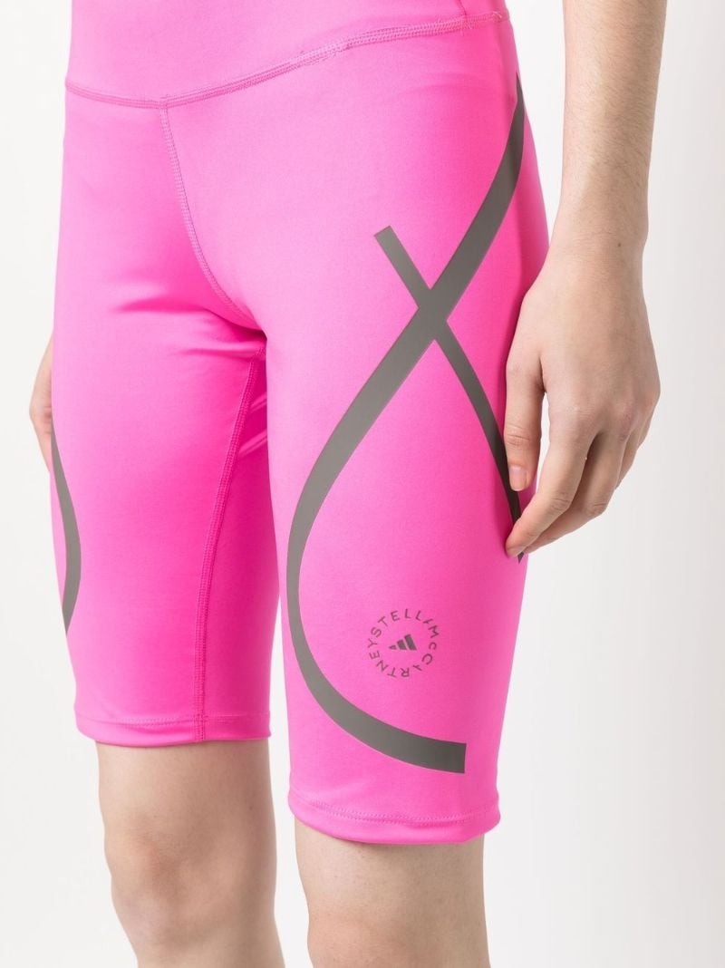 Pink Truepace Logo Cycling Shorts