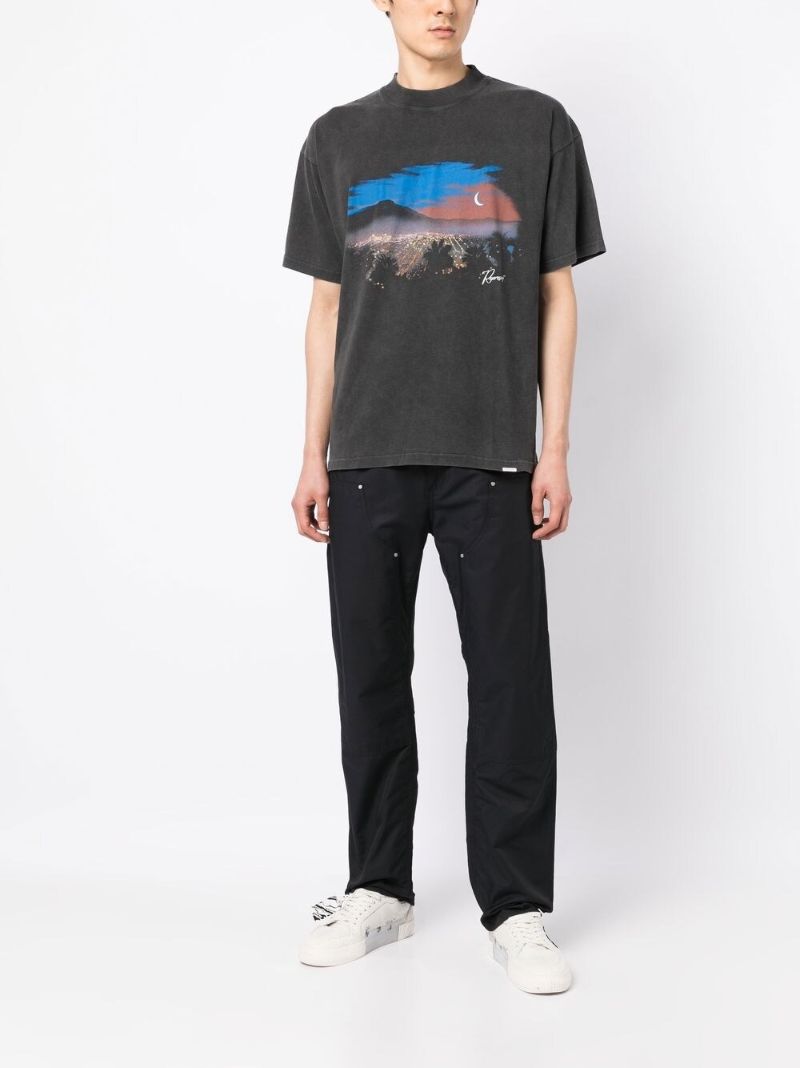 Grey the Hills Cotton T-shirt