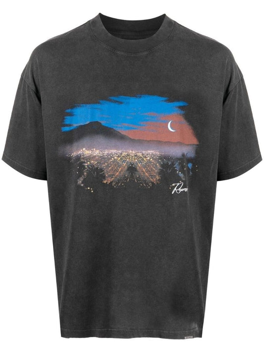 Grey the Hills Cotton T-shirt