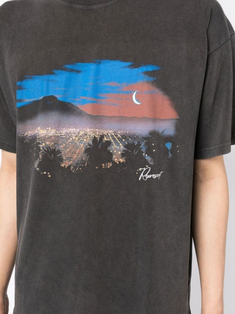 Grey the Hills Cotton T-shirt