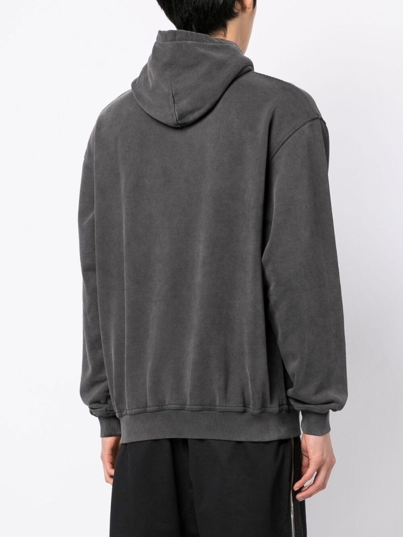 Grey Shark Jaws Cotton Hoodie