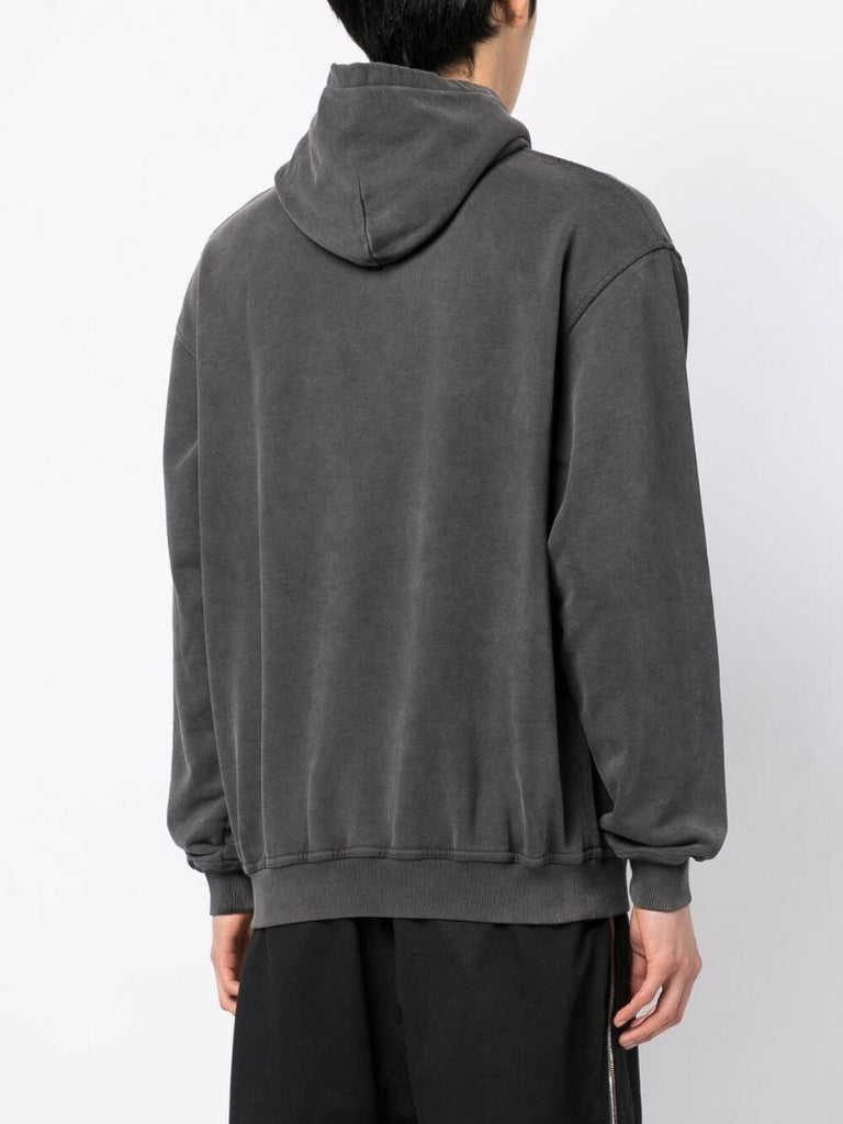 Grey Shark Jaws Cotton Hoodie