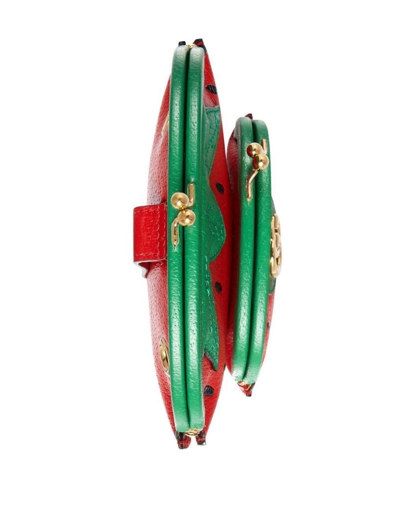 Red Strawberry Leather Mini Bag