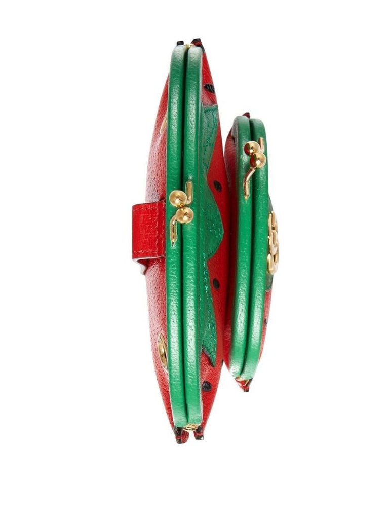 Red Strawberry Leather Mini Bag