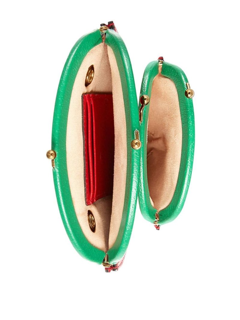 Red Strawberry Leather Mini Bag