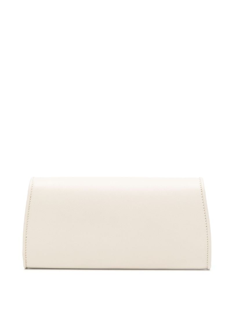 White Blondie Continental Chain Wallet