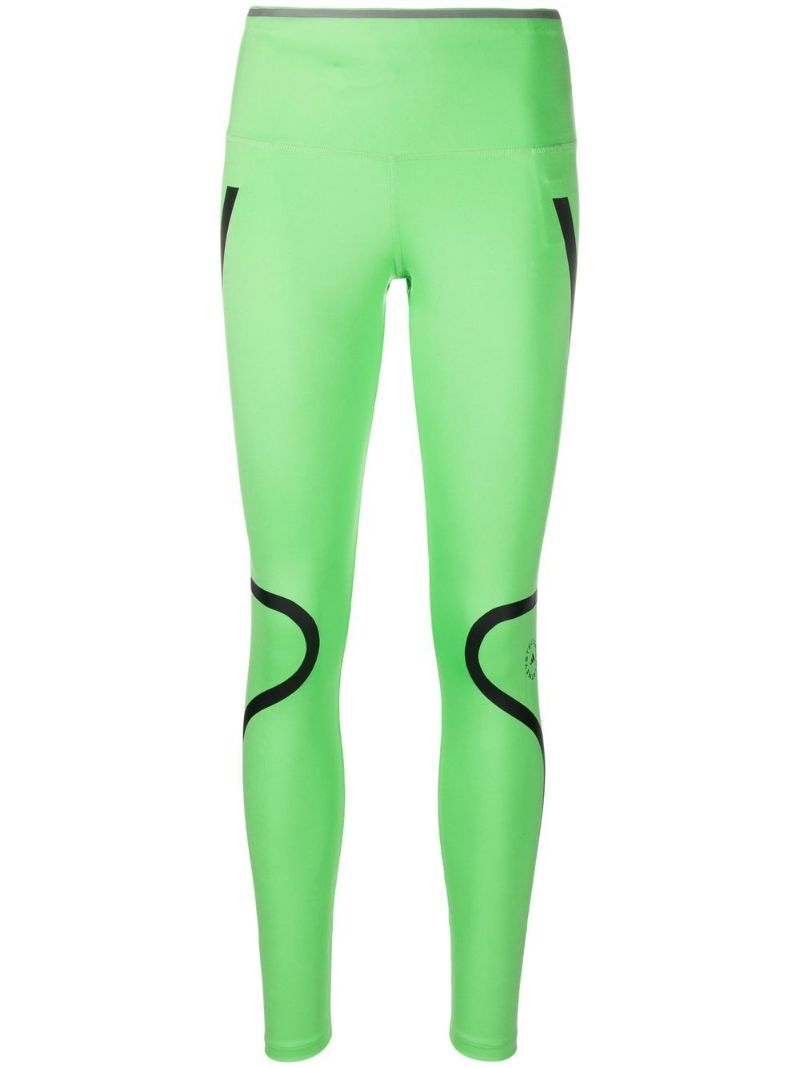 Green Truepace Logo Leggings