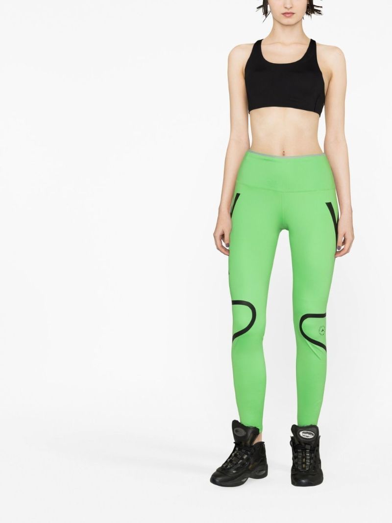 Green Truepace Logo Leggings
