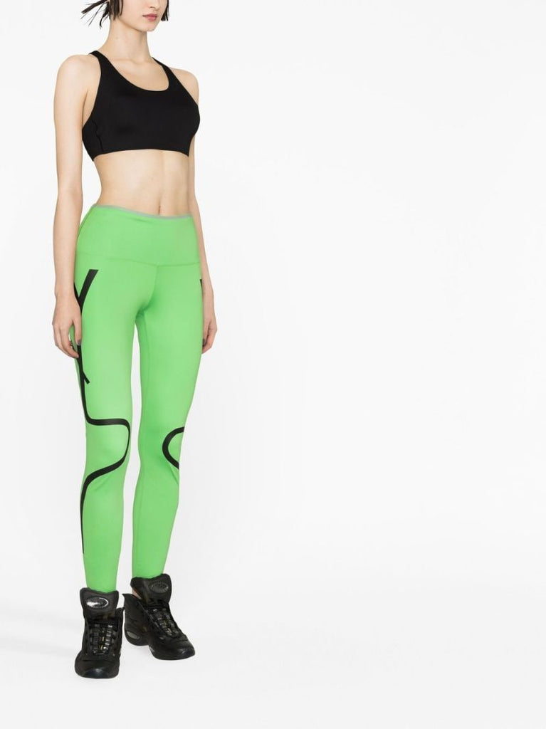 Green Truepace Logo Leggings